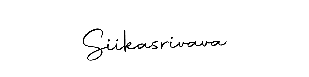 Make a short Siikasrivava signature style. Manage your documents anywhere anytime using Autography-DOLnW. Create and add eSignatures, submit forms, share and send files easily. Siikasrivava signature style 10 images and pictures png