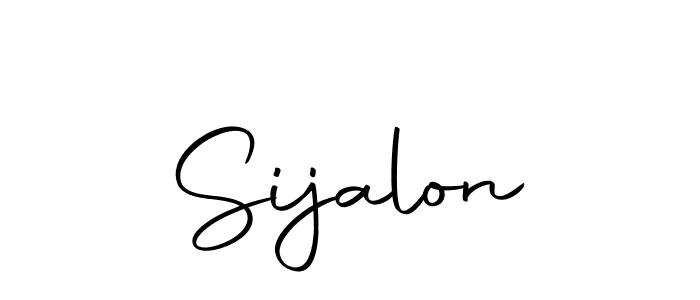 How to make Sijalon name signature. Use Autography-DOLnW style for creating short signs online. This is the latest handwritten sign. Sijalon signature style 10 images and pictures png