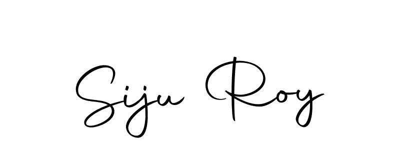 Create a beautiful signature design for name Siju Roy. With this signature (Autography-DOLnW) fonts, you can make a handwritten signature for free. Siju Roy signature style 10 images and pictures png