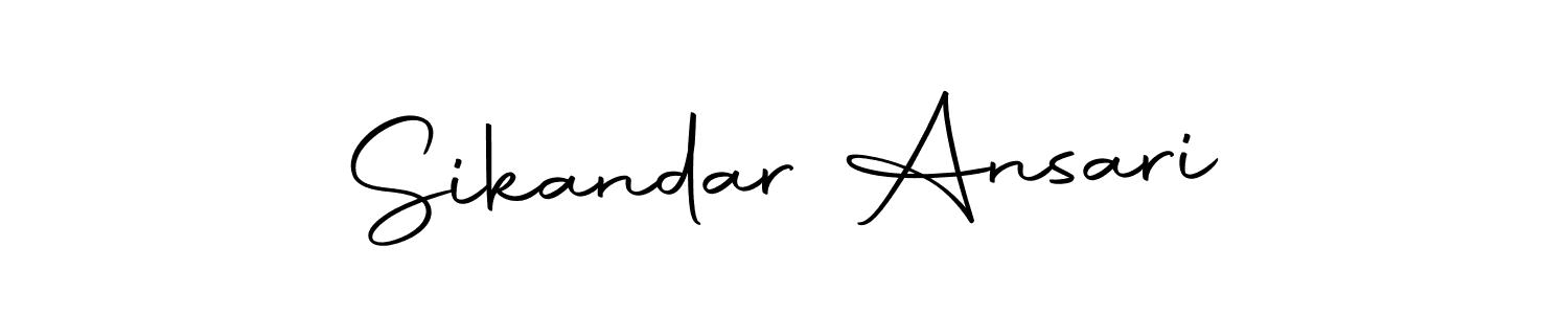 How to make Sikandar Ansari signature? Autography-DOLnW is a professional autograph style. Create handwritten signature for Sikandar Ansari name. Sikandar Ansari signature style 10 images and pictures png