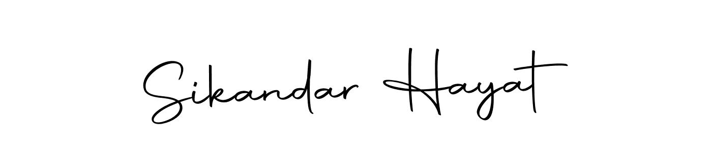 Make a beautiful signature design for name Sikandar Hayat. Use this online signature maker to create a handwritten signature for free. Sikandar Hayat signature style 10 images and pictures png