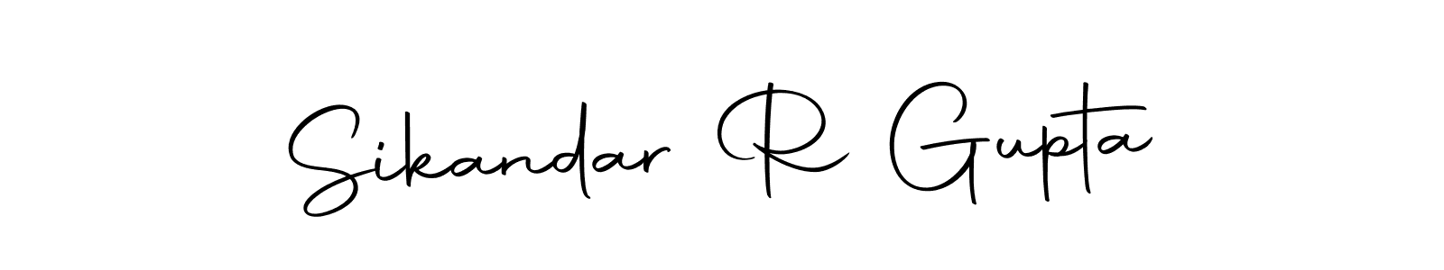 if you are searching for the best signature style for your name Sikandar R Gupta. so please give up your signature search. here we have designed multiple signature styles  using Autography-DOLnW. Sikandar R Gupta signature style 10 images and pictures png