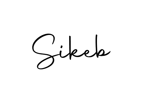 Here are the top 10 professional signature styles for the name Sikeb. These are the best autograph styles you can use for your name. Sikeb signature style 10 images and pictures png