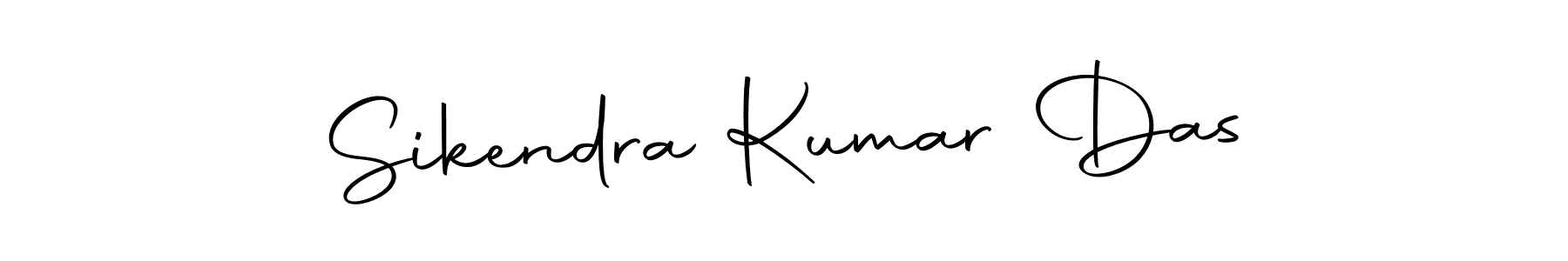 How to make Sikendra Kumar Das name signature. Use Autography-DOLnW style for creating short signs online. This is the latest handwritten sign. Sikendra Kumar Das signature style 10 images and pictures png