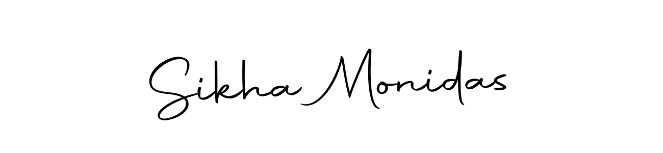 You can use this online signature creator to create a handwritten signature for the name Sikha Monidas. This is the best online autograph maker. Sikha Monidas signature style 10 images and pictures png