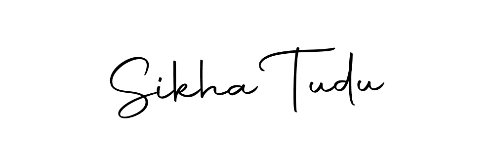 How to make Sikha Tudu name signature. Use Autography-DOLnW style for creating short signs online. This is the latest handwritten sign. Sikha Tudu signature style 10 images and pictures png