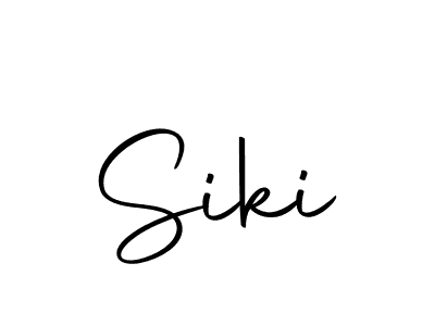 Make a beautiful signature design for name Siki. Use this online signature maker to create a handwritten signature for free. Siki signature style 10 images and pictures png