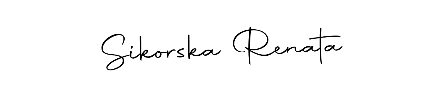 Create a beautiful signature design for name Sikorska Renata. With this signature (Autography-DOLnW) fonts, you can make a handwritten signature for free. Sikorska Renata signature style 10 images and pictures png