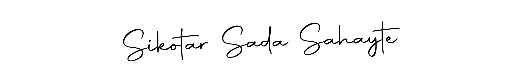 Here are the top 10 professional signature styles for the name Sikotar Sada Sahayte. These are the best autograph styles you can use for your name. Sikotar Sada Sahayte signature style 10 images and pictures png