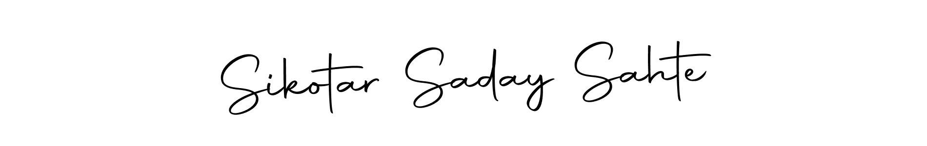 Autography-DOLnW is a professional signature style that is perfect for those who want to add a touch of class to their signature. It is also a great choice for those who want to make their signature more unique. Get Sikotar Saday Sahte name to fancy signature for free. Sikotar Saday Sahte signature style 10 images and pictures png