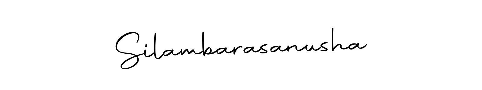 This is the best signature style for the Silambarasanusha name. Also you like these signature font (Autography-DOLnW). Mix name signature. Silambarasanusha signature style 10 images and pictures png