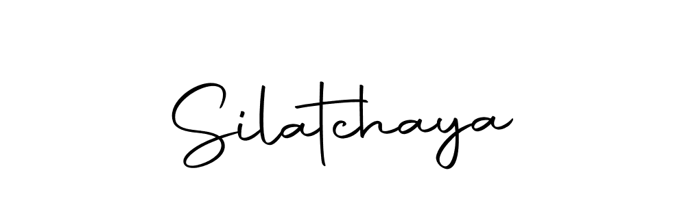You should practise on your own different ways (Autography-DOLnW) to write your name (Silatchaya) in signature. don't let someone else do it for you. Silatchaya signature style 10 images and pictures png