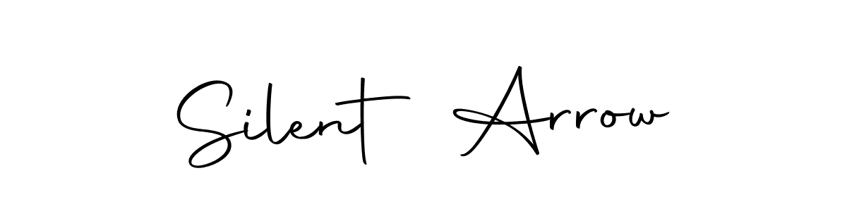 How to make Silent Arrow name signature. Use Autography-DOLnW style for creating short signs online. This is the latest handwritten sign. Silent Arrow signature style 10 images and pictures png