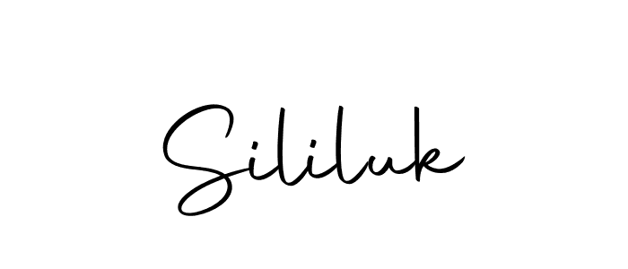 You can use this online signature creator to create a handwritten signature for the name Sililuk. This is the best online autograph maker. Sililuk signature style 10 images and pictures png