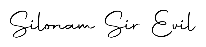 Looking for an artistic signature for Silonam Sir Evil? The Autography-DOLnW calligraphy style gives a sophisticated flow suitable for business cards and emails. Silonam Sir Evil signature style 10 images and pictures png