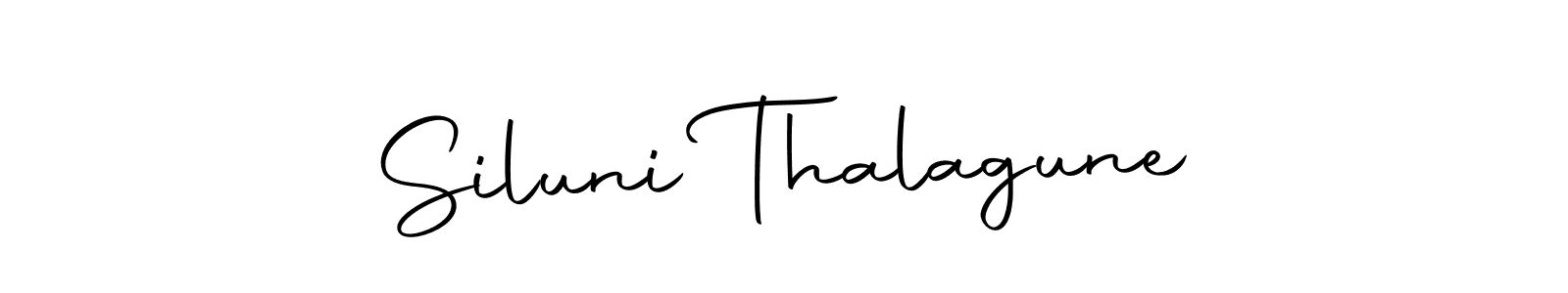 Make a beautiful signature design for name Siluni Thalagune. Use this online signature maker to create a handwritten signature for free. Siluni Thalagune signature style 10 images and pictures png
