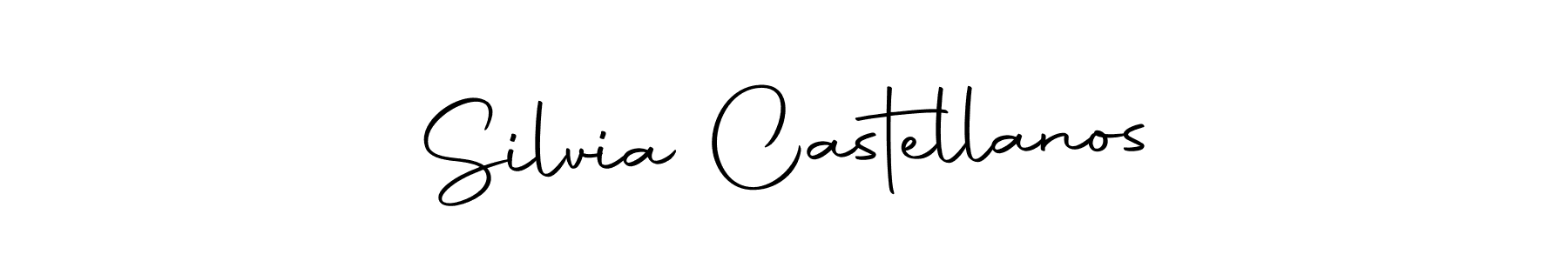 Make a beautiful signature design for name Silvia Castellanos. Use this online signature maker to create a handwritten signature for free. Silvia Castellanos signature style 10 images and pictures png