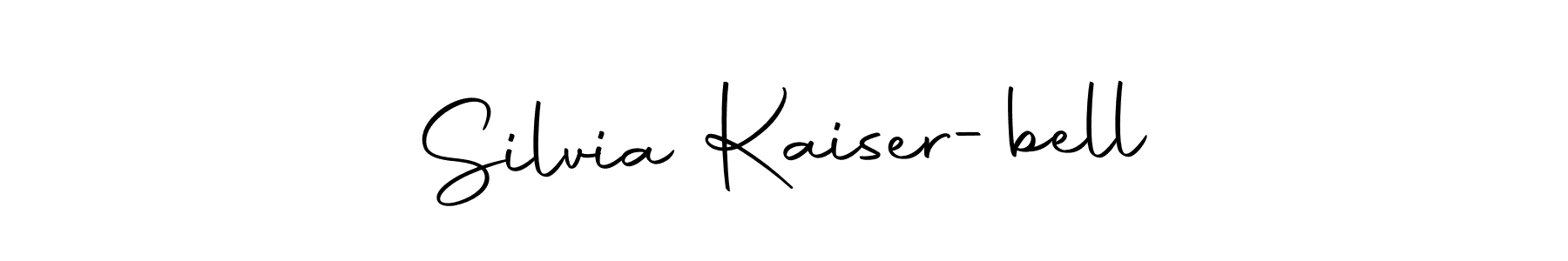 Use a signature maker to create a handwritten signature online. With this signature software, you can design (Autography-DOLnW) your own signature for name Silvia Kaiser-bell. Silvia Kaiser-bell signature style 10 images and pictures png