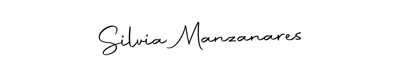 Silvia Manzanares stylish signature style. Best Handwritten Sign (Autography-DOLnW) for my name. Handwritten Signature Collection Ideas for my name Silvia Manzanares. Silvia Manzanares signature style 10 images and pictures png