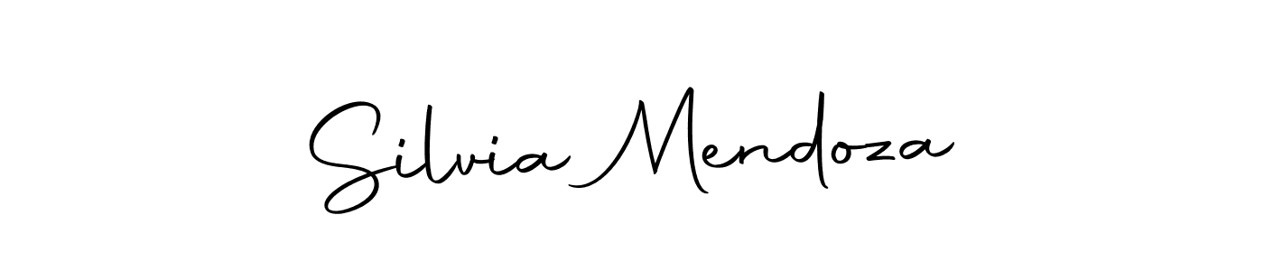 Make a beautiful signature design for name Silvia Mendoza. With this signature (Autography-DOLnW) style, you can create a handwritten signature for free. Silvia Mendoza signature style 10 images and pictures png