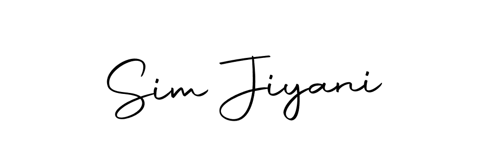 Design your own signature with our free online signature maker. With this signature software, you can create a handwritten (Autography-DOLnW) signature for name Sim Jiyani. Sim Jiyani signature style 10 images and pictures png