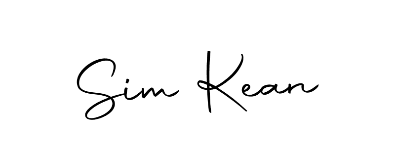 Design your own signature with our free online signature maker. With this signature software, you can create a handwritten (Autography-DOLnW) signature for name Sim Kean. Sim Kean signature style 10 images and pictures png