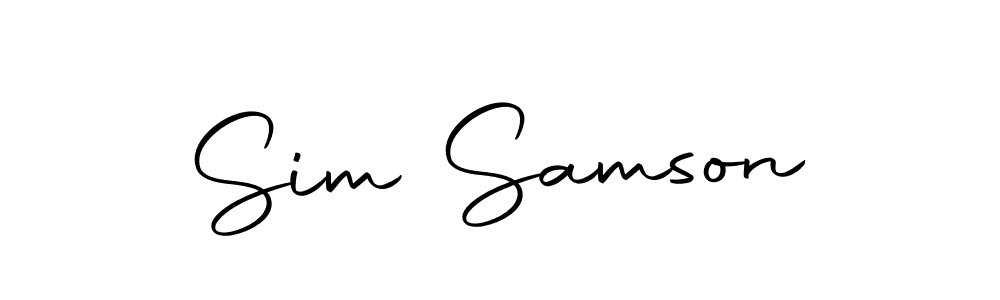 Make a beautiful signature design for name Sim Samson. Use this online signature maker to create a handwritten signature for free. Sim Samson signature style 10 images and pictures png