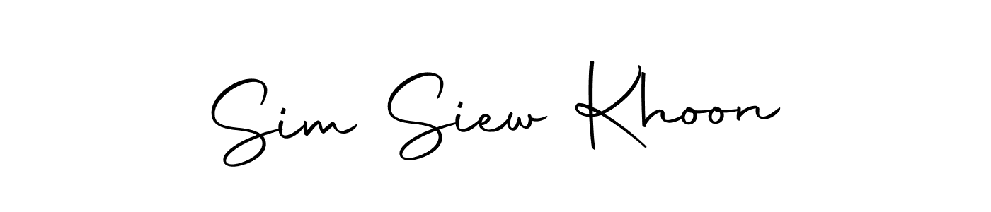 Sim Siew Khoon stylish signature style. Best Handwritten Sign (Autography-DOLnW) for my name. Handwritten Signature Collection Ideas for my name Sim Siew Khoon. Sim Siew Khoon signature style 10 images and pictures png