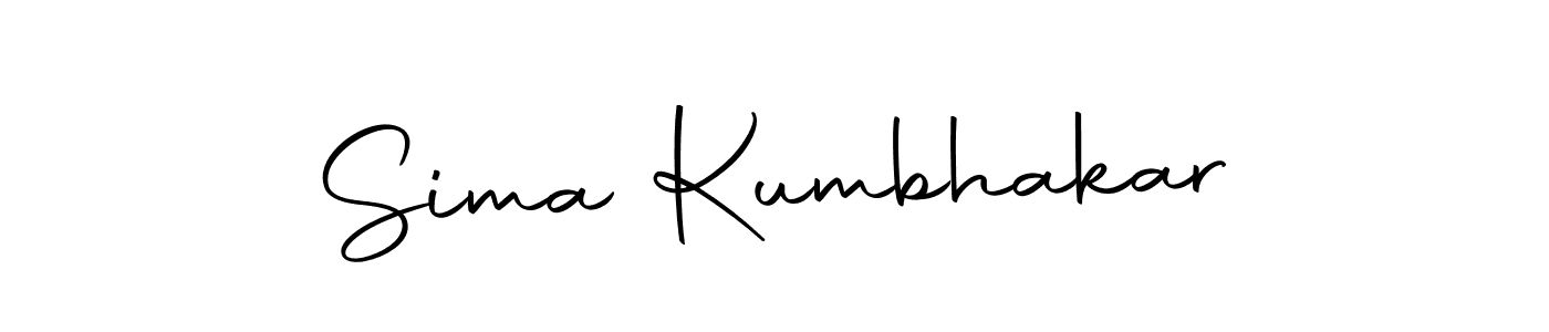 Design your own signature with our free online signature maker. With this signature software, you can create a handwritten (Autography-DOLnW) signature for name Sima Kumbhakar. Sima Kumbhakar signature style 10 images and pictures png
