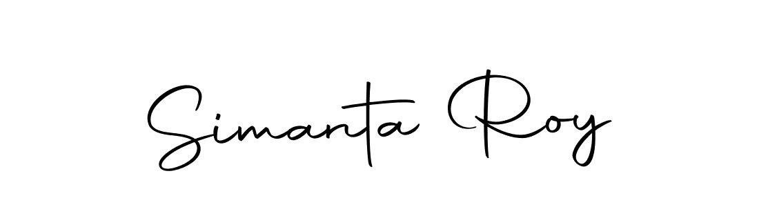 Use a signature maker to create a handwritten signature online. With this signature software, you can design (Autography-DOLnW) your own signature for name Simanta Roy. Simanta Roy signature style 10 images and pictures png