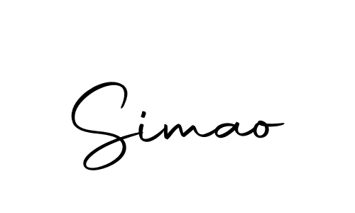 Design your own signature with our free online signature maker. With this signature software, you can create a handwritten (Autography-DOLnW) signature for name Simao. Simao signature style 10 images and pictures png