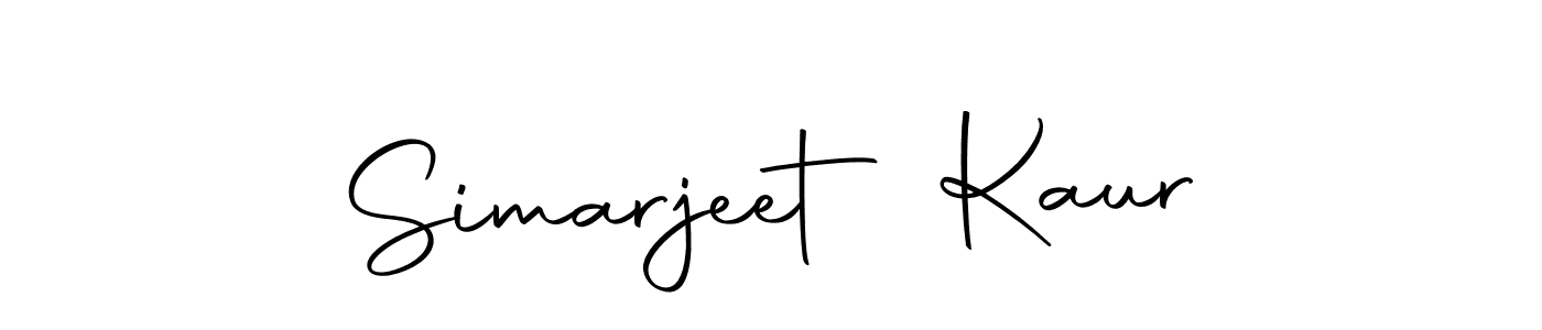 Also we have Simarjeet Kaur name is the best signature style. Create professional handwritten signature collection using Autography-DOLnW autograph style. Simarjeet Kaur signature style 10 images and pictures png