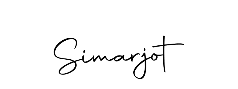 Make a beautiful signature design for name Simarjot. With this signature (Autography-DOLnW) style, you can create a handwritten signature for free. Simarjot signature style 10 images and pictures png