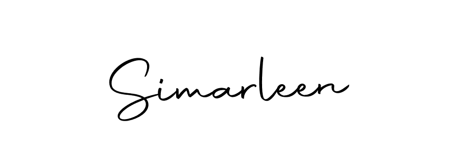It looks lik you need a new signature style for name Simarleen. Design unique handwritten (Autography-DOLnW) signature with our free signature maker in just a few clicks. Simarleen signature style 10 images and pictures png