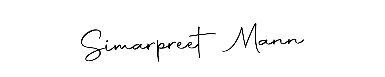 Also we have Simarpreet Mann name is the best signature style. Create professional handwritten signature collection using Autography-DOLnW autograph style. Simarpreet Mann signature style 10 images and pictures png