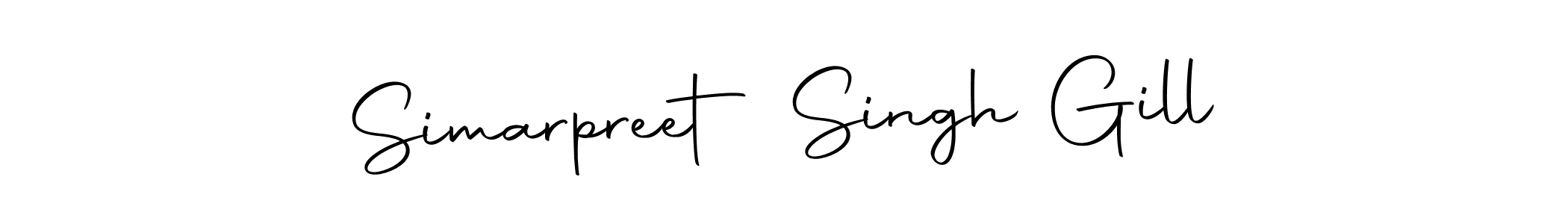 It looks lik you need a new signature style for name Simarpreet Singh Gill. Design unique handwritten (Autography-DOLnW) signature with our free signature maker in just a few clicks. Simarpreet Singh Gill signature style 10 images and pictures png