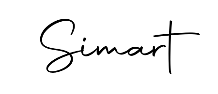 The Autography-DOLnW typeface gives name Simart a refined look. Suitable for certificates, diplomas, and official verification. Simart signature style 10 images and pictures png