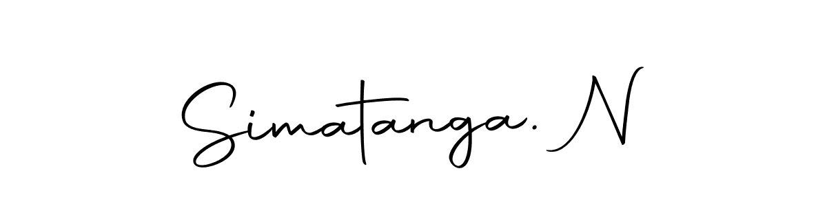 You should practise on your own different ways (Autography-DOLnW) to write your name (Simatanga. N) in signature. don't let someone else do it for you. Simatanga. N signature style 10 images and pictures png