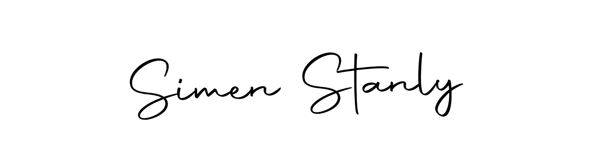 Also we have Simen Stanly name is the best signature style. Create professional handwritten signature collection using Autography-DOLnW autograph style. Simen Stanly signature style 10 images and pictures png