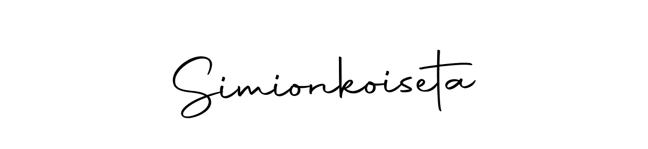 Simionkoiseta stylish signature style. Best Handwritten Sign (Autography-DOLnW) for my name. Handwritten Signature Collection Ideas for my name Simionkoiseta. Simionkoiseta signature style 10 images and pictures png