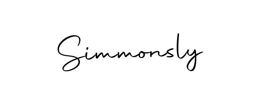 Also we have Simmonsly name is the best signature style. Create professional handwritten signature collection using Autography-DOLnW autograph style. Simmonsly signature style 10 images and pictures png