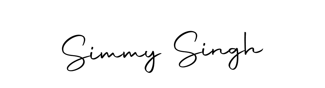 Make a beautiful signature design for name Simmy Singh. With this signature (Autography-DOLnW) style, you can create a handwritten signature for free. Simmy Singh signature style 10 images and pictures png