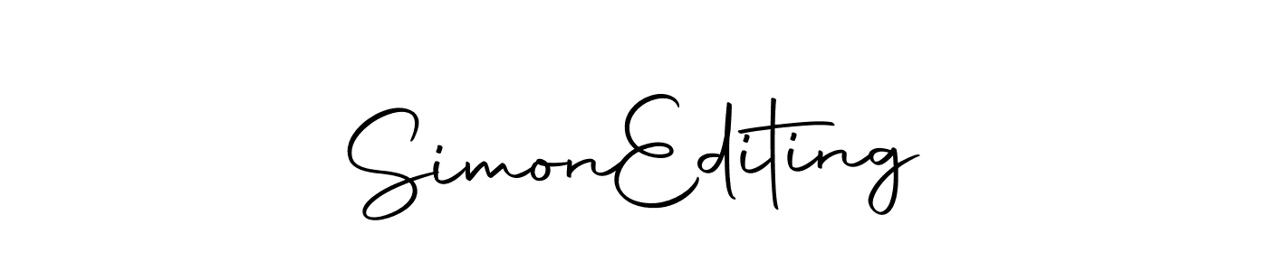 Also we have Simon  Editing name is the best signature style. Create professional handwritten signature collection using Autography-DOLnW autograph style. Simon  Editing signature style 10 images and pictures png