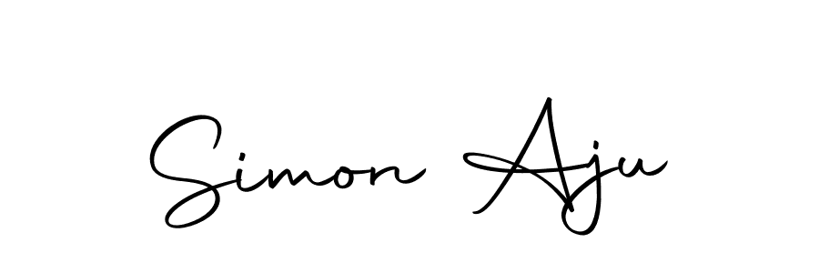 Make a beautiful signature design for name Simon Aju. With this signature (Autography-DOLnW) style, you can create a handwritten signature for free. Simon Aju signature style 10 images and pictures png