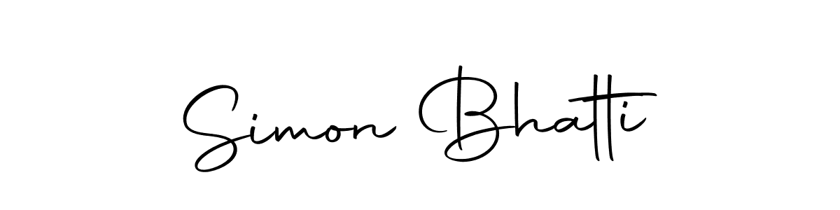 if you are searching for the best signature style for your name Simon Bhatti. so please give up your signature search. here we have designed multiple signature styles  using Autography-DOLnW. Simon Bhatti signature style 10 images and pictures png