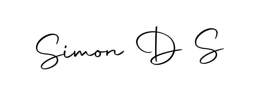 How to make Simon D S name signature. Use Autography-DOLnW style for creating short signs online. This is the latest handwritten sign. Simon D S signature style 10 images and pictures png