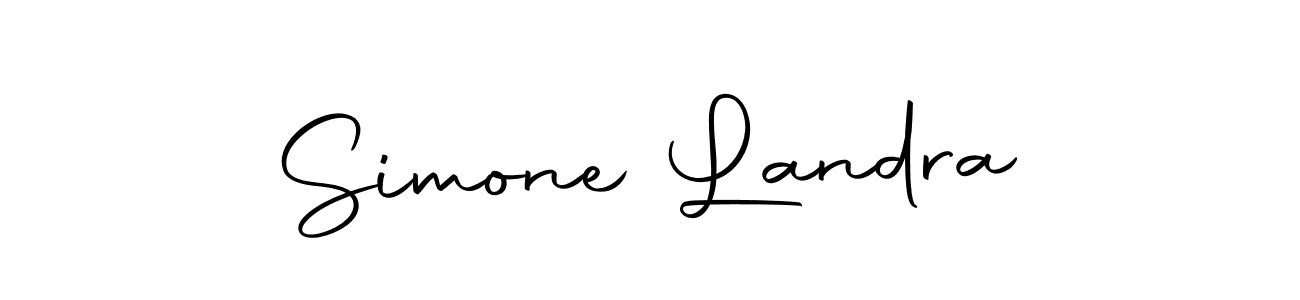 You should practise on your own different ways (Autography-DOLnW) to write your name (Simone Landra) in signature. don't let someone else do it for you. Simone Landra signature style 10 images and pictures png