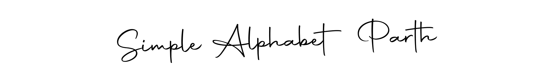See photos of Simple Alphabet Parth official signature by Spectra . Check more albums & portfolios. Read reviews & check more about Autography-DOLnW font. Simple Alphabet Parth signature style 10 images and pictures png