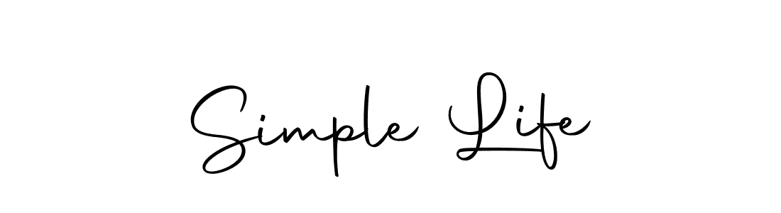 Also we have Simple Life name is the best signature style. Create professional handwritten signature collection using Autography-DOLnW autograph style. Simple Life signature style 10 images and pictures png