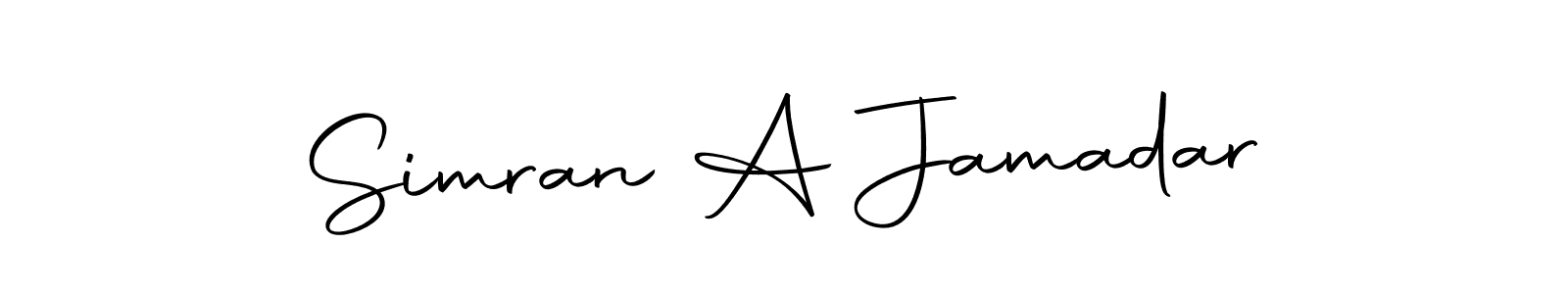 Once you've used our free online signature maker to create your best signature Autography-DOLnW style, it's time to enjoy all of the benefits that Simran A Jamadar name signing documents. Simran A Jamadar signature style 10 images and pictures png
